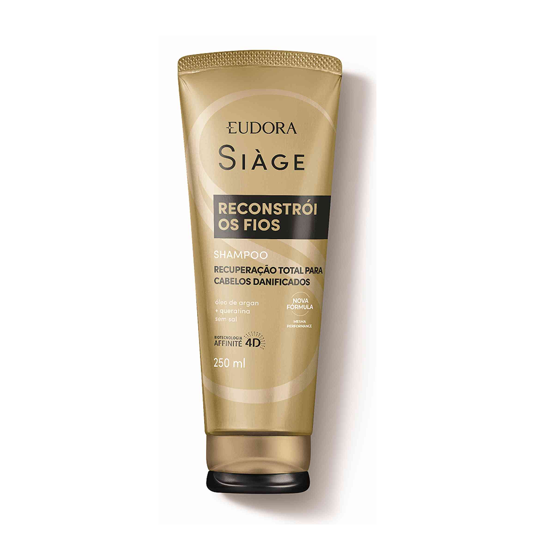 Eudora Siage Shampoo Reconstroi Os Fios 250 ml 1