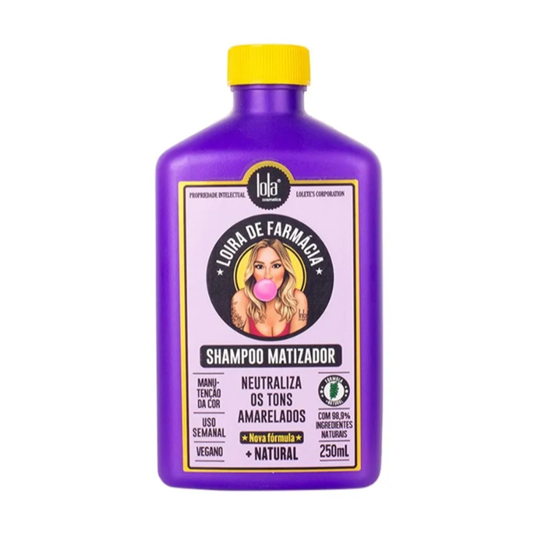 Lola Cosmetics Loira De Farmacia Shampoo Matizador 250 g 1