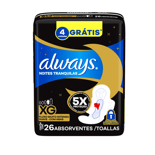 Always Absorvente Noites Tranquilas - 1