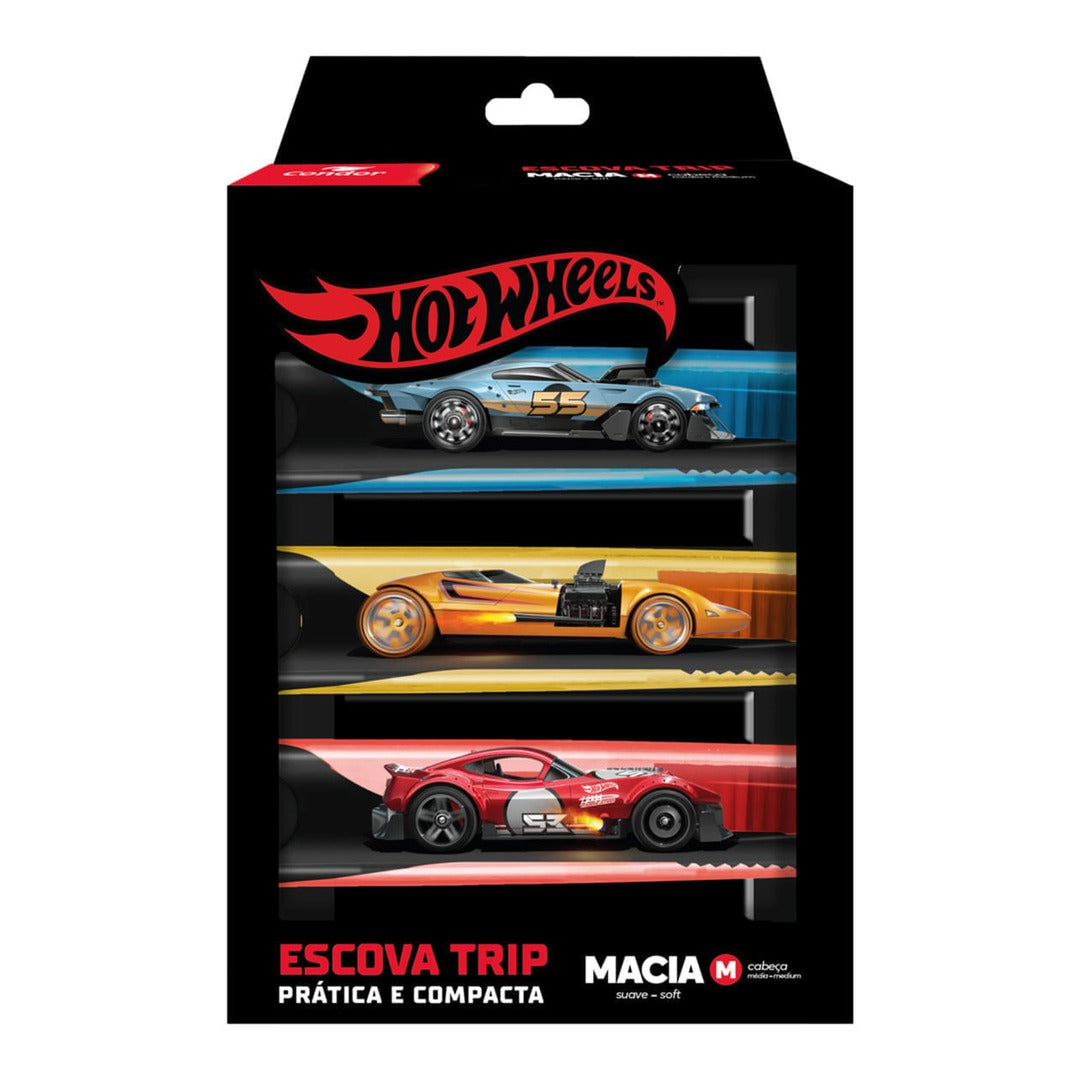 Escova Dental Macia Hot Wheels Condor Trip 1