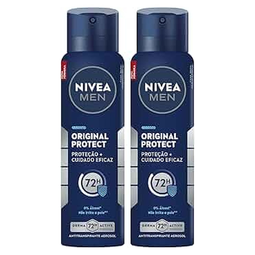 NIVEA MEN Kit Desodorante Antitranspirante Aerossol 1