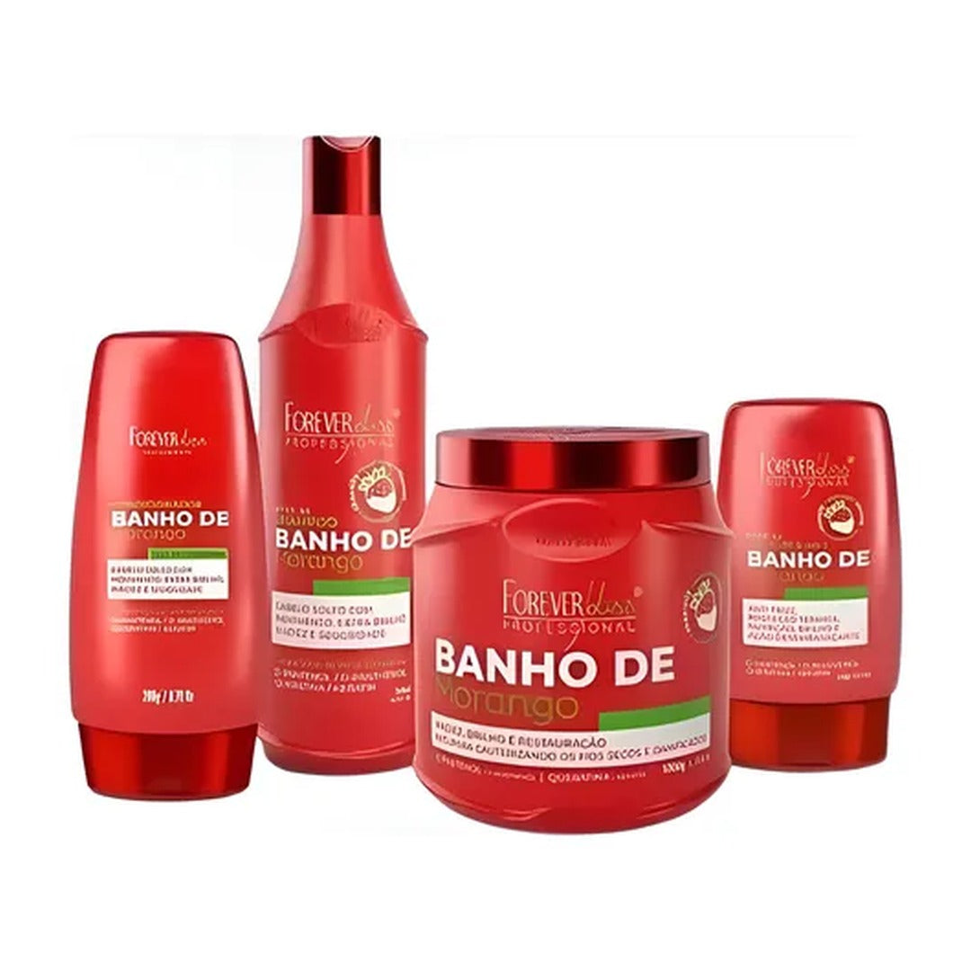 Mascara Banho Verniz Morango 1