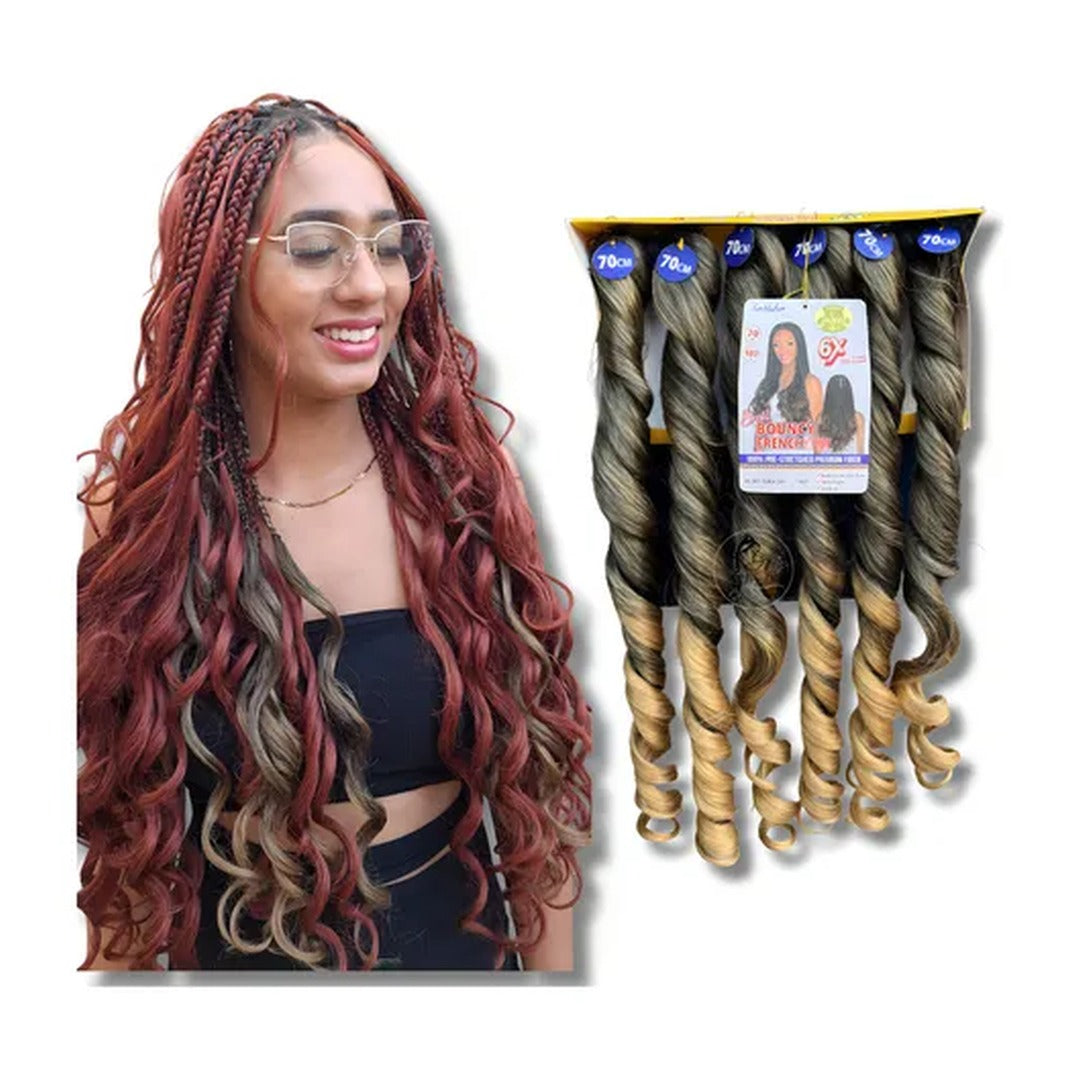 Cabelo French Curl Braids P Tranca C Cachos 1
