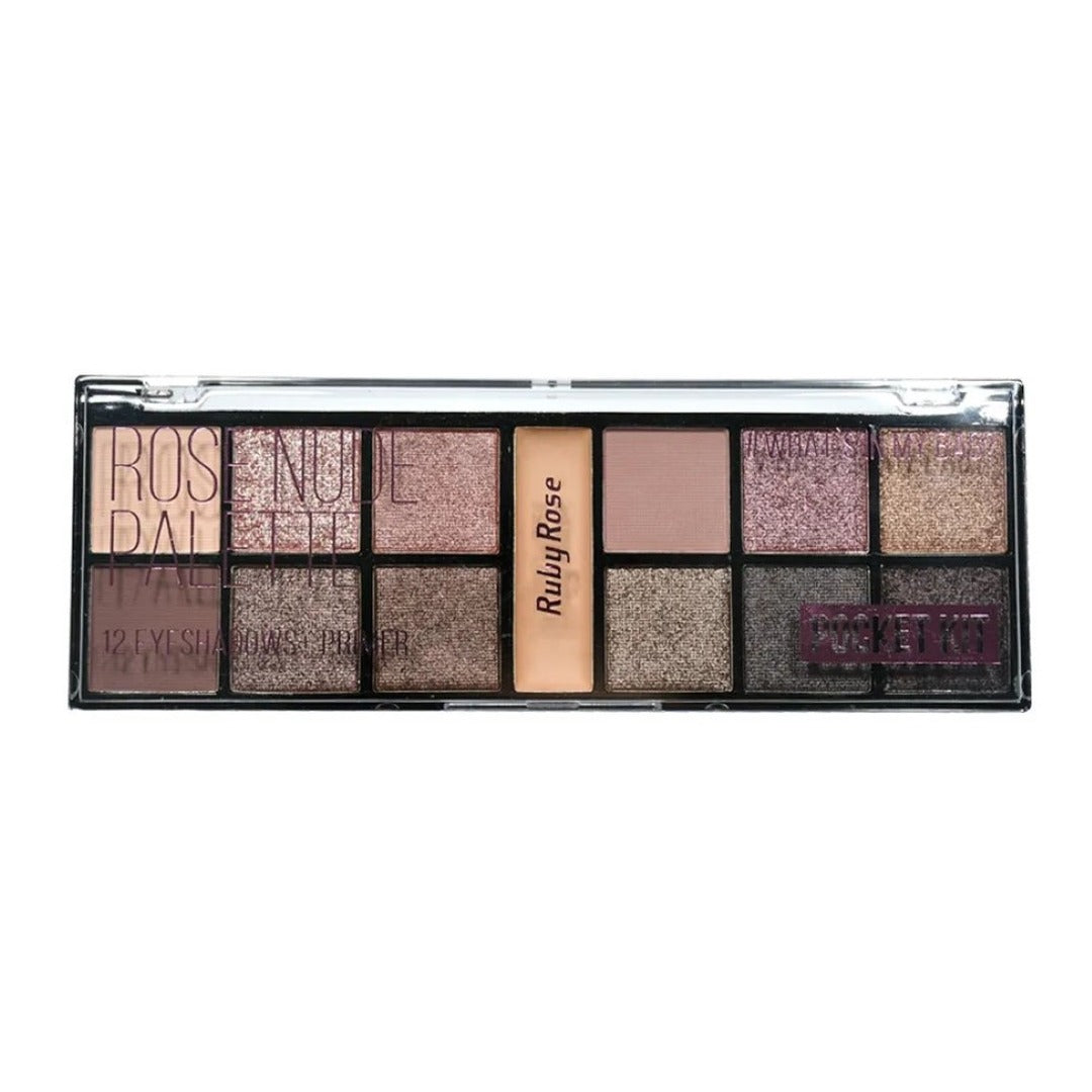 Paleta De Sombra Pocket Rose Nude 1