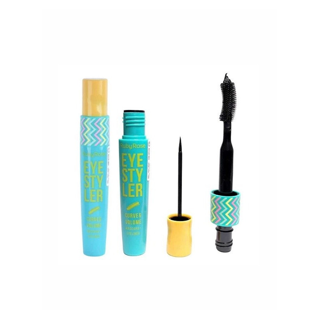 Mascara de Pestanas + Delineador Liquido EyeStyler 1