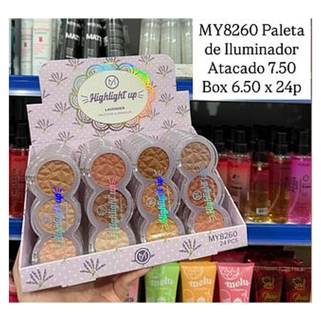 Paleta Iluminador Highlight Up 1