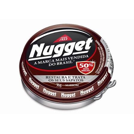 Polidor de Sapato Pasta Marrom Nugget
