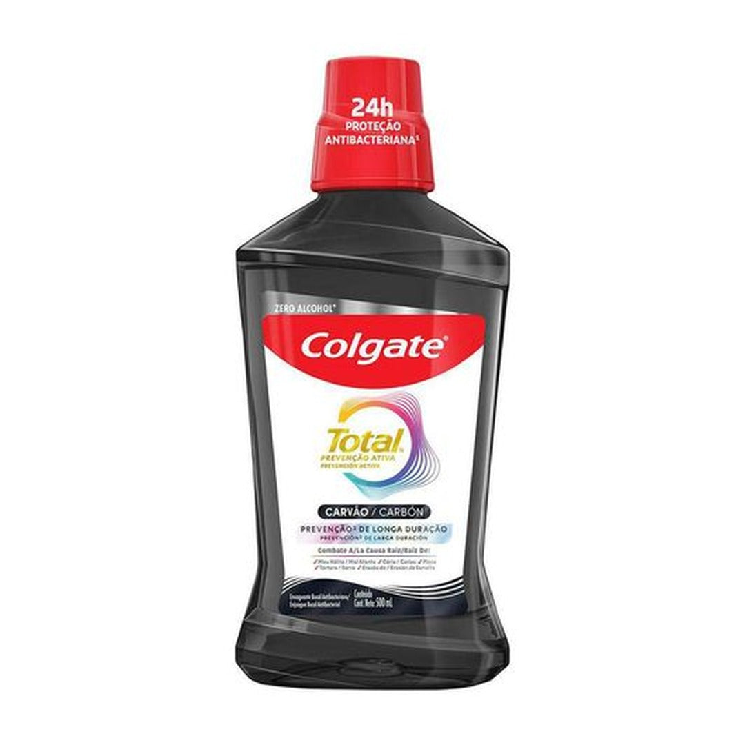 Enxaguante Bucal Antibacteriano Carvao Zero Alcool 1