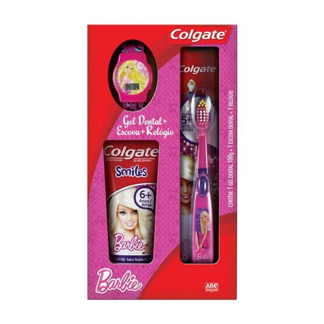 Kit Colgate Barbie Gel Dental Smiles 1
