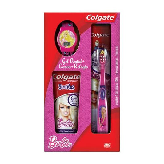 Kit Colgate Barbie Gel Dental Smiles 1