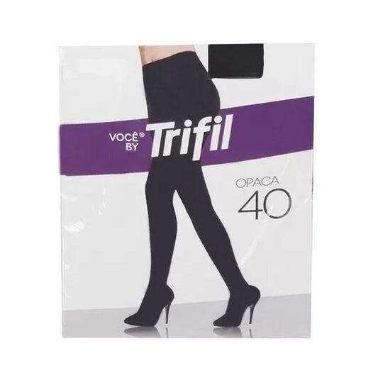 Meia Fina Trifil Opaca Negra 1