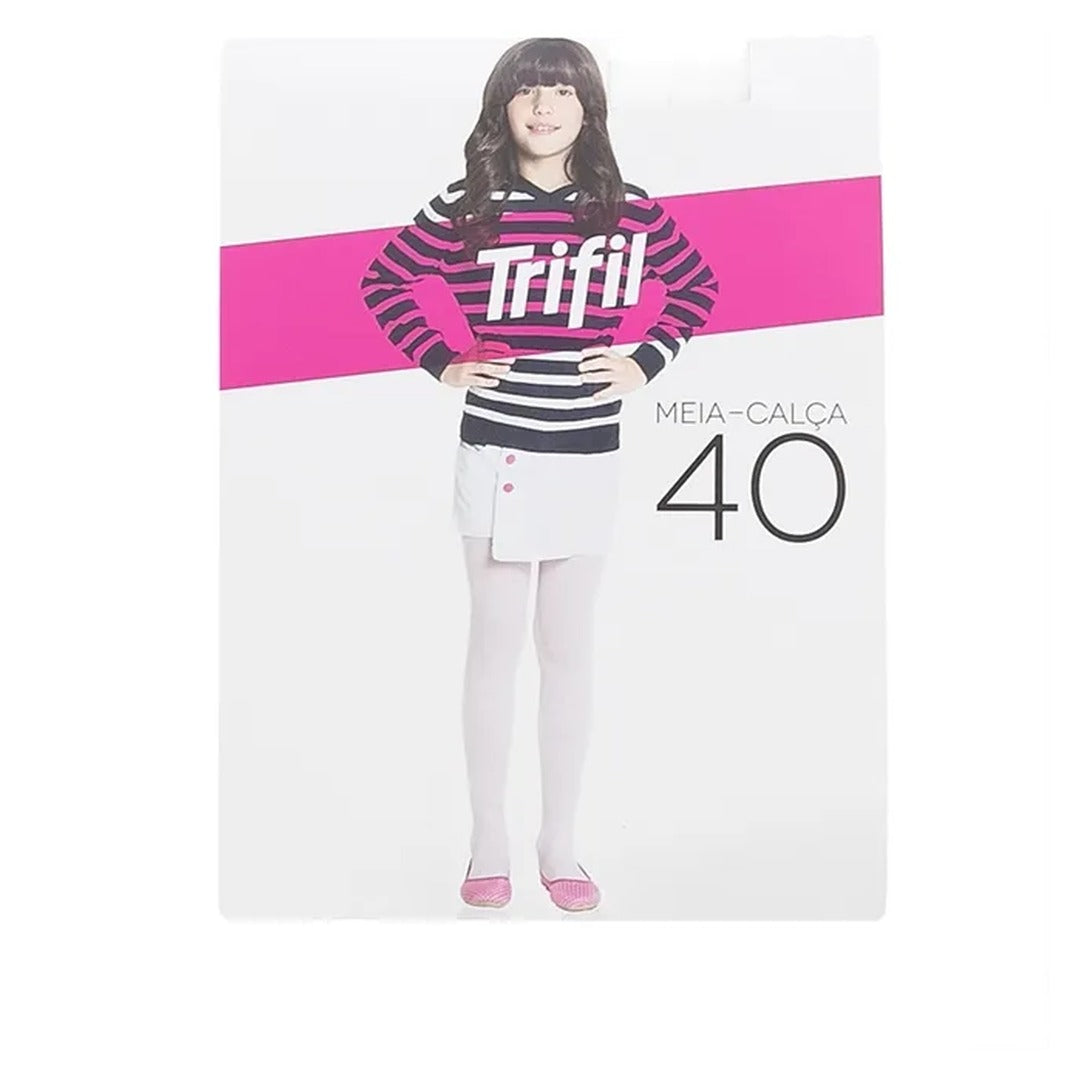 Meia Calca Infantil Fio 40 Opaca Selene