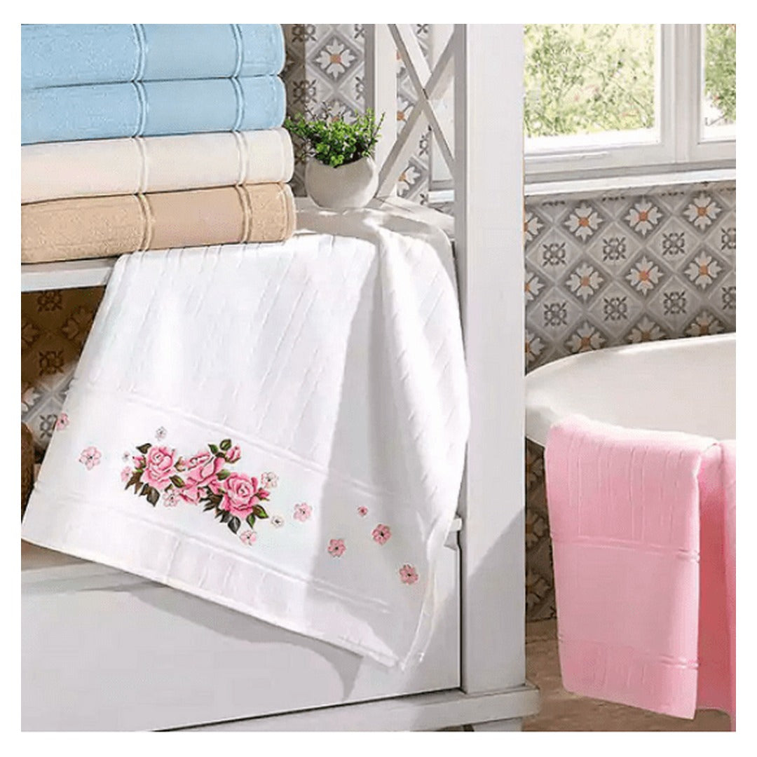 Toalha Lavabo Velour Artesanalle Liso 1