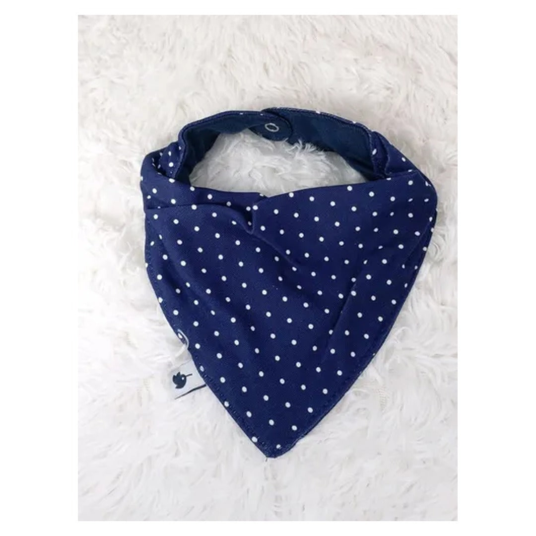 Babador Bandana Poa Azul 1