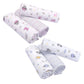 Kit 3 Cueiro Para Bebe Disney Estampado 1