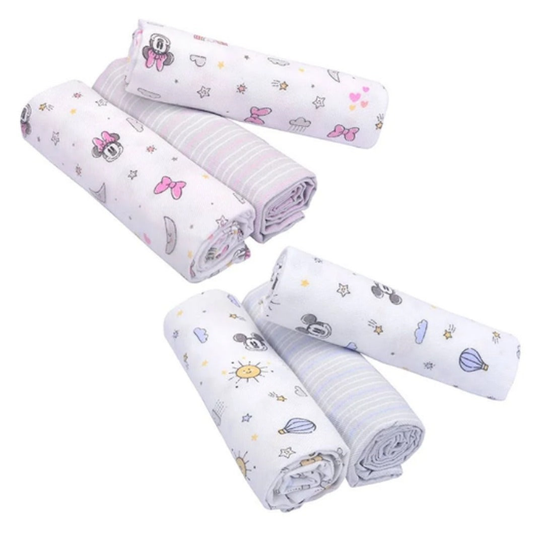 Kit 3 Cueiro Para Bebe Disney Estampado 1
