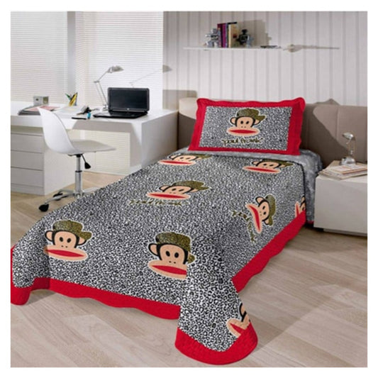 Kit Edredom Solteiro Paul Frank Matelasse 1
