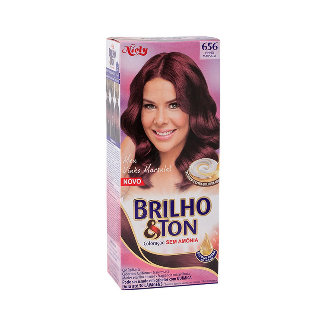 Coloracao Brilho E Ton 656 Vinho Marsala 1