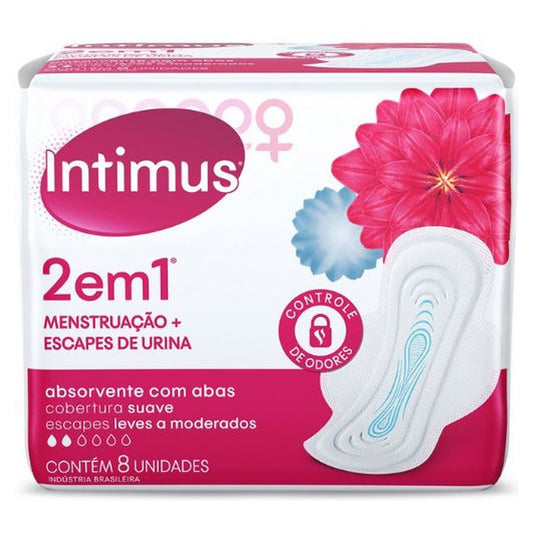 Absorvente Intimus 2 em 1 Menstruacao + Escapes de Urina 1