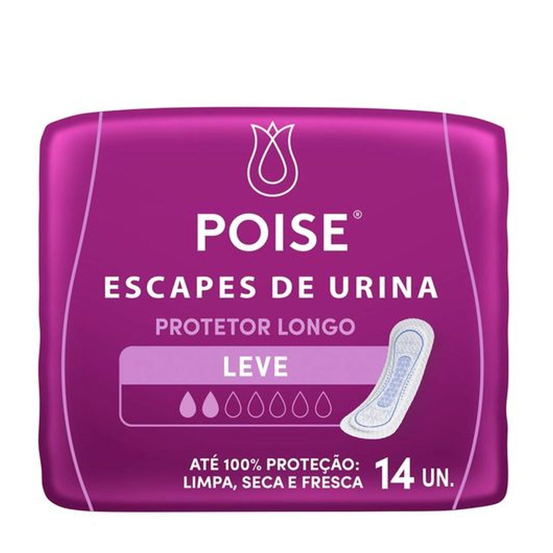 Protetor Diario para Escapes de Urina Poise Longo 1