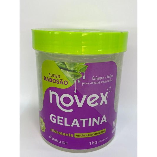 Gelatina Capilar Novex 1Kg Super Babosao Hidratante Embelleze