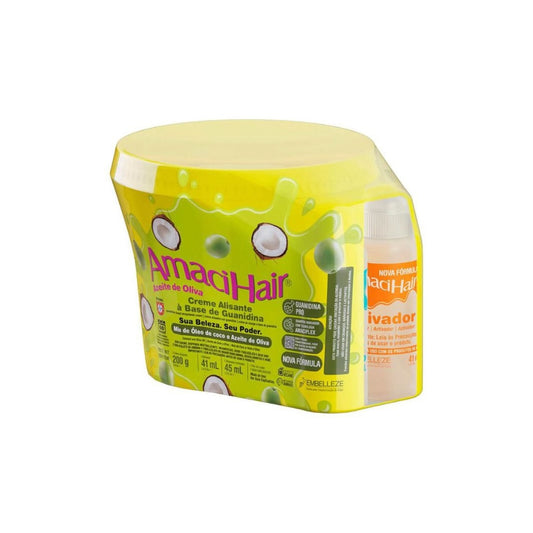 Creme Alisante Amacihair Liso Baldinho 1