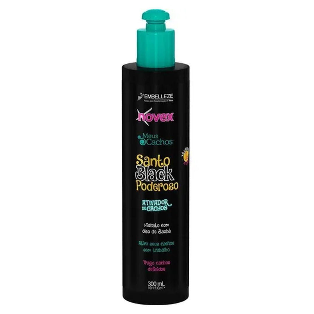Ativador de Cachos Novex Santo Black Poderoso 1