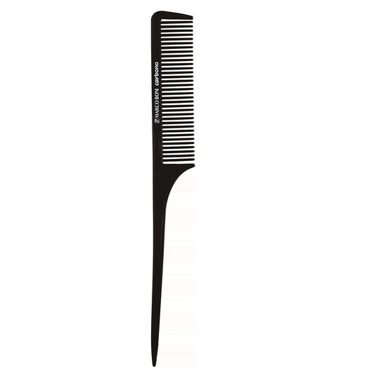 Pente Carbono Com Cabo Pontiagudo Dentes Largos 1