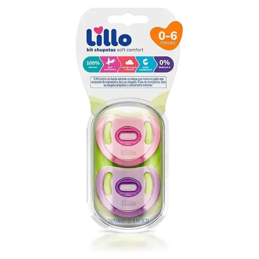 Kit Lillo Chupeta Soft Confort Silicone 1