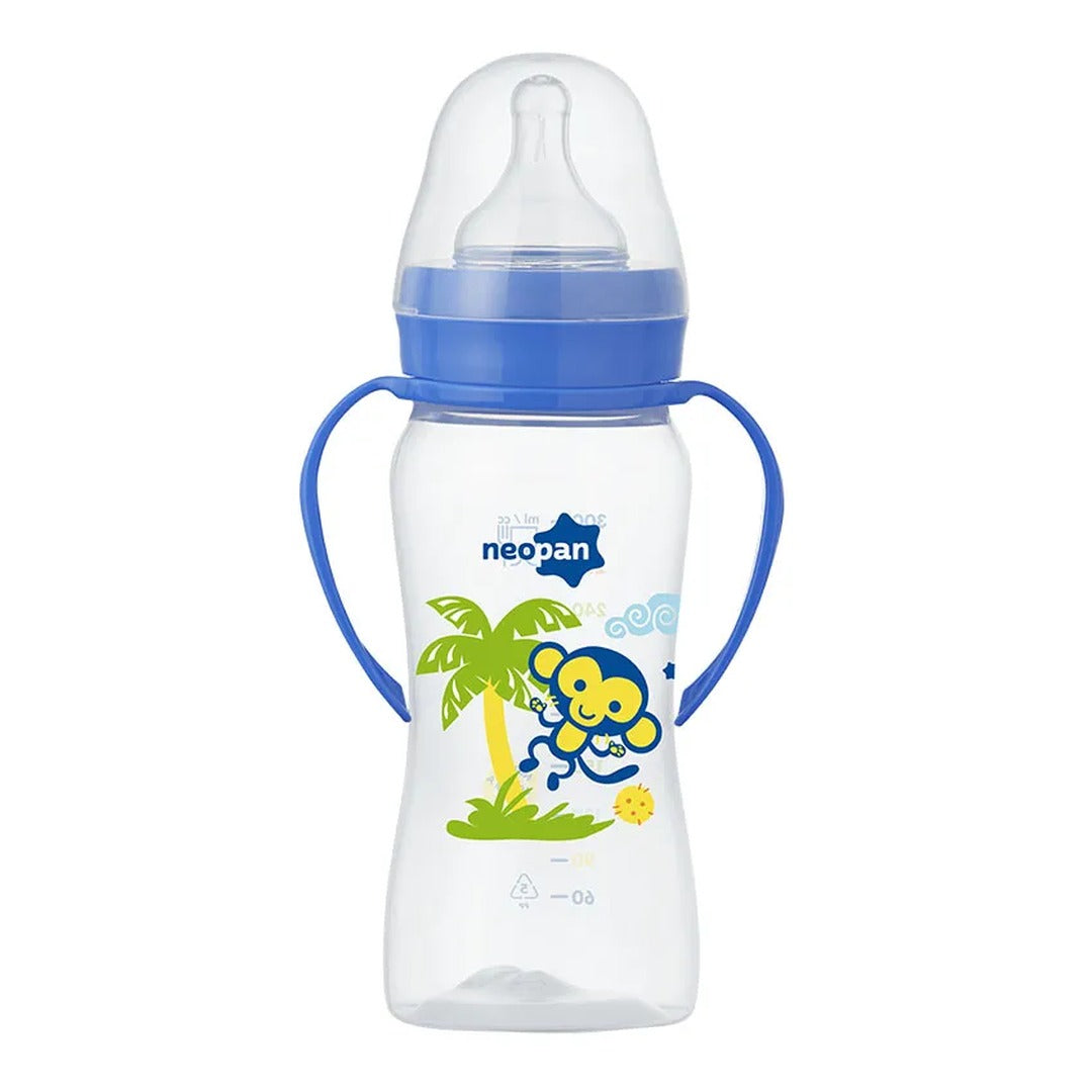 Biberon Boca AnchaCon Alza Azul 1