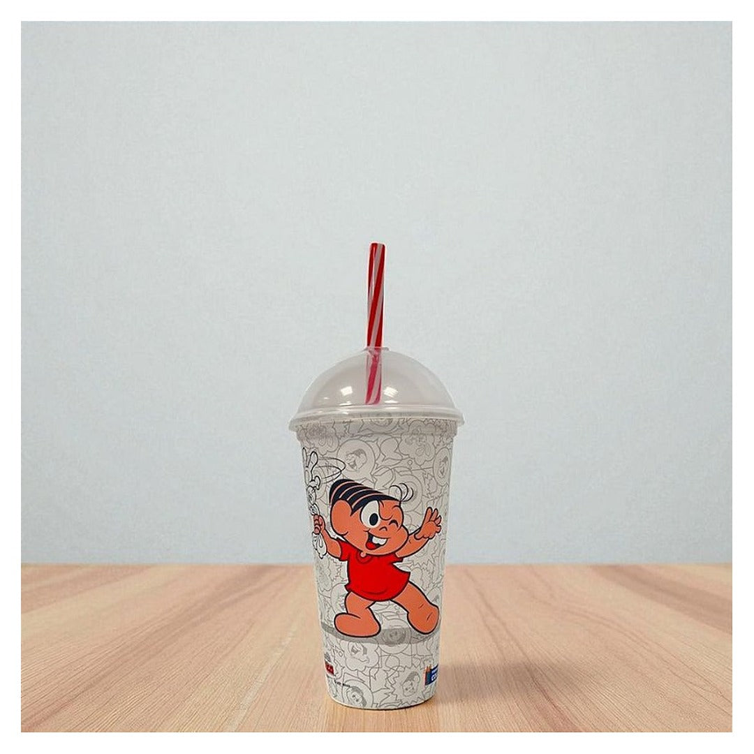 Copo Shake Para Colorir Turma da Monica 1