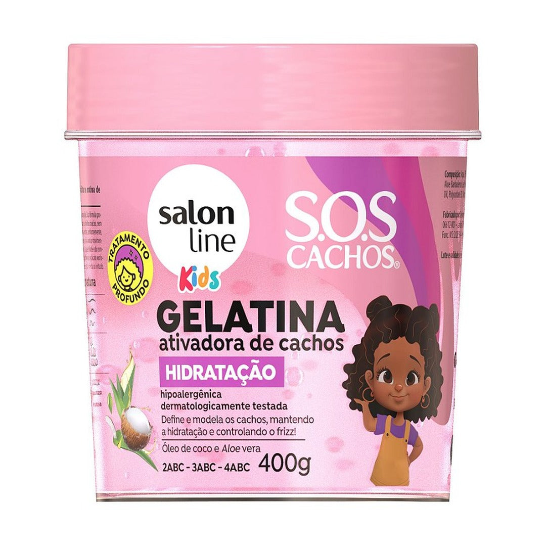 Gelatina Ativadora De Cachos Salon Line S.O.S Cachos Kids 1