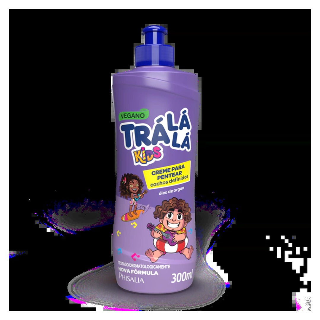 Creme para Pentear Tra La La Kids Cachos Definidos 1