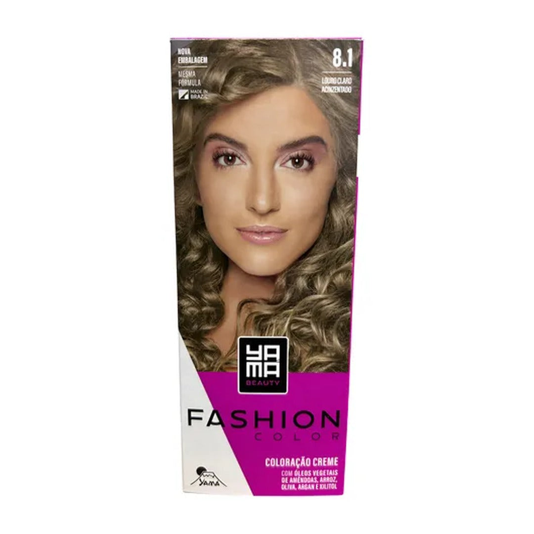Tintura Yama Fashion Color N8.1 Louro Claro Acinzentado 1