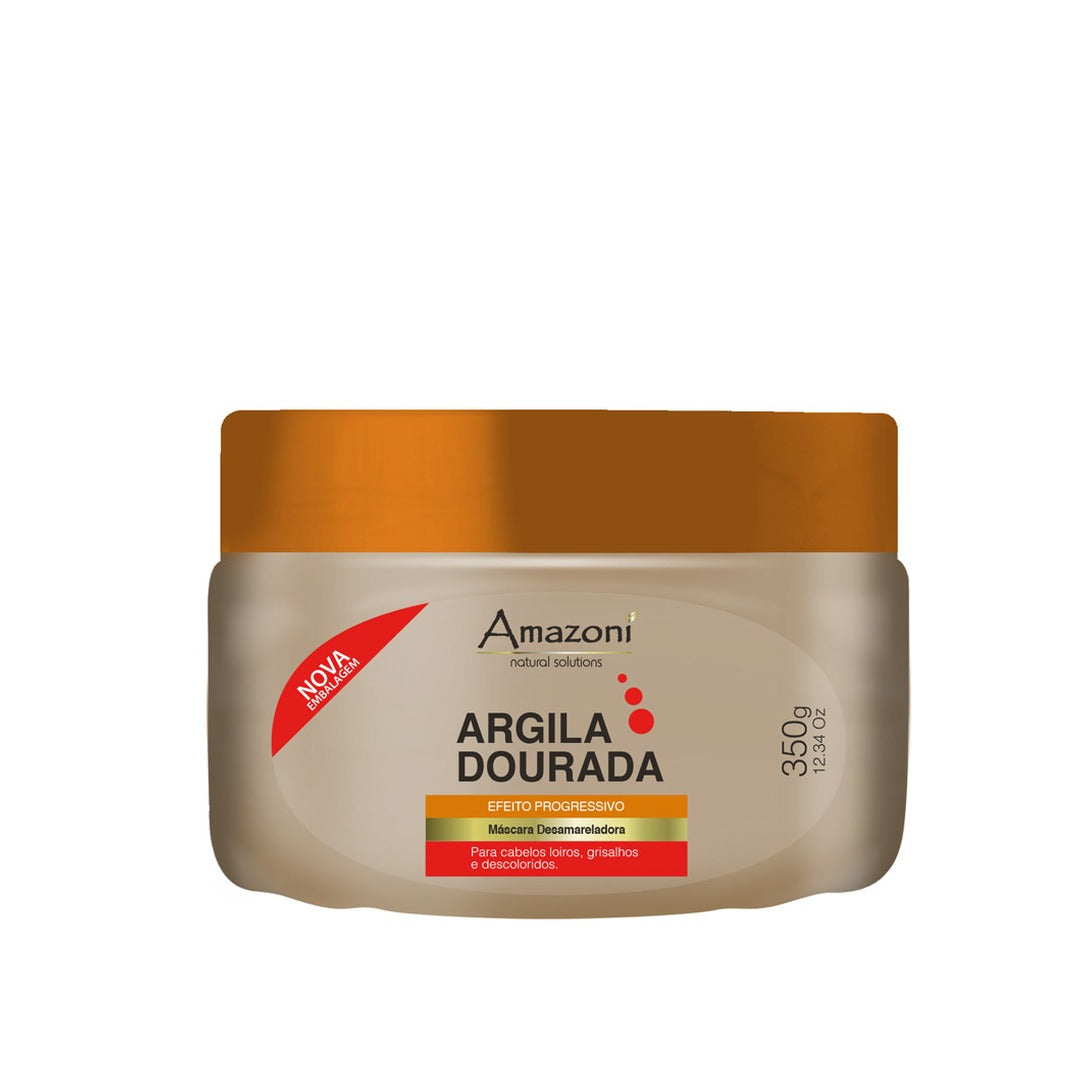 Mascara Desamareladora Amazoni Argila Dourada 1