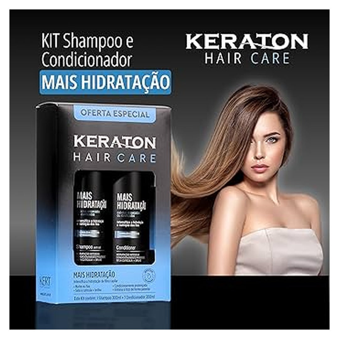Shampoo e Condicionador Keraton Mais Hidratacao 1