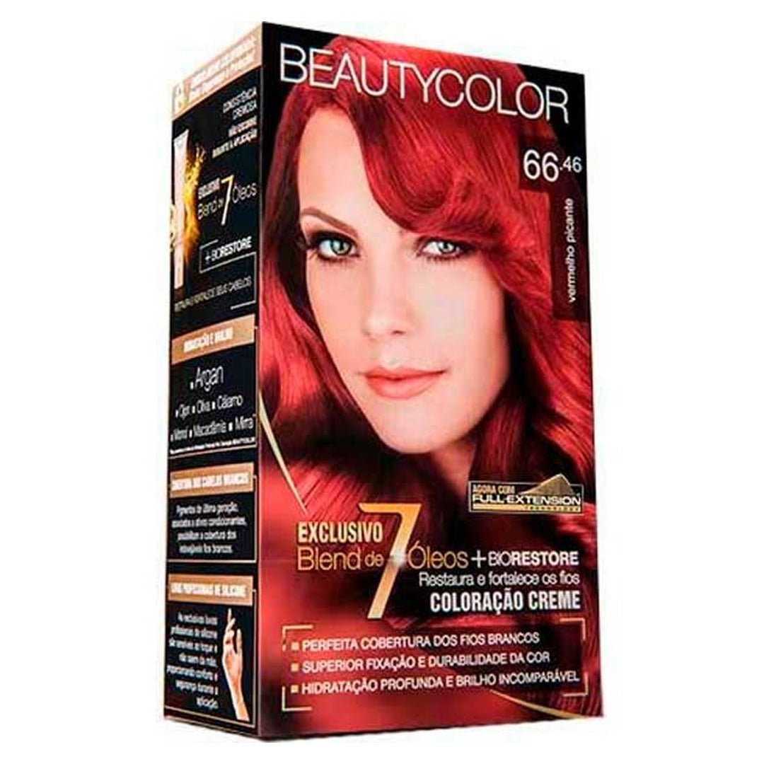 Tinta Beauty Color Kit 66.46 Vermelho Provocante 1