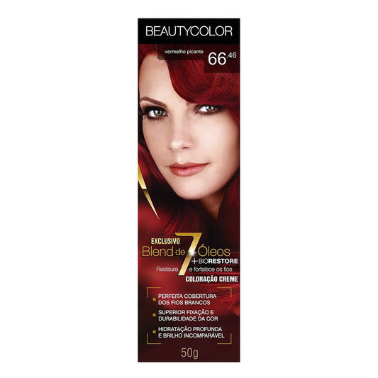 Coloracao Beauty Color 66.46 Vermelho Picante 1
