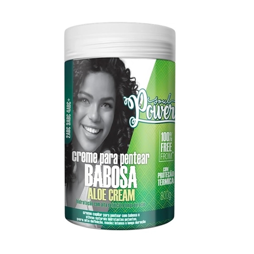 Creme de Pentear Soul Power Babosa Aloe Cream 1