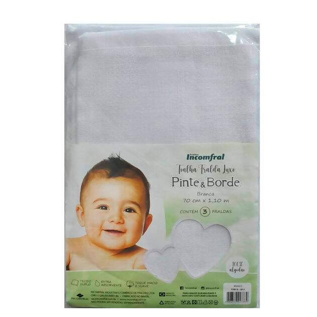 Fralda Luxo Pinte e Borde 1