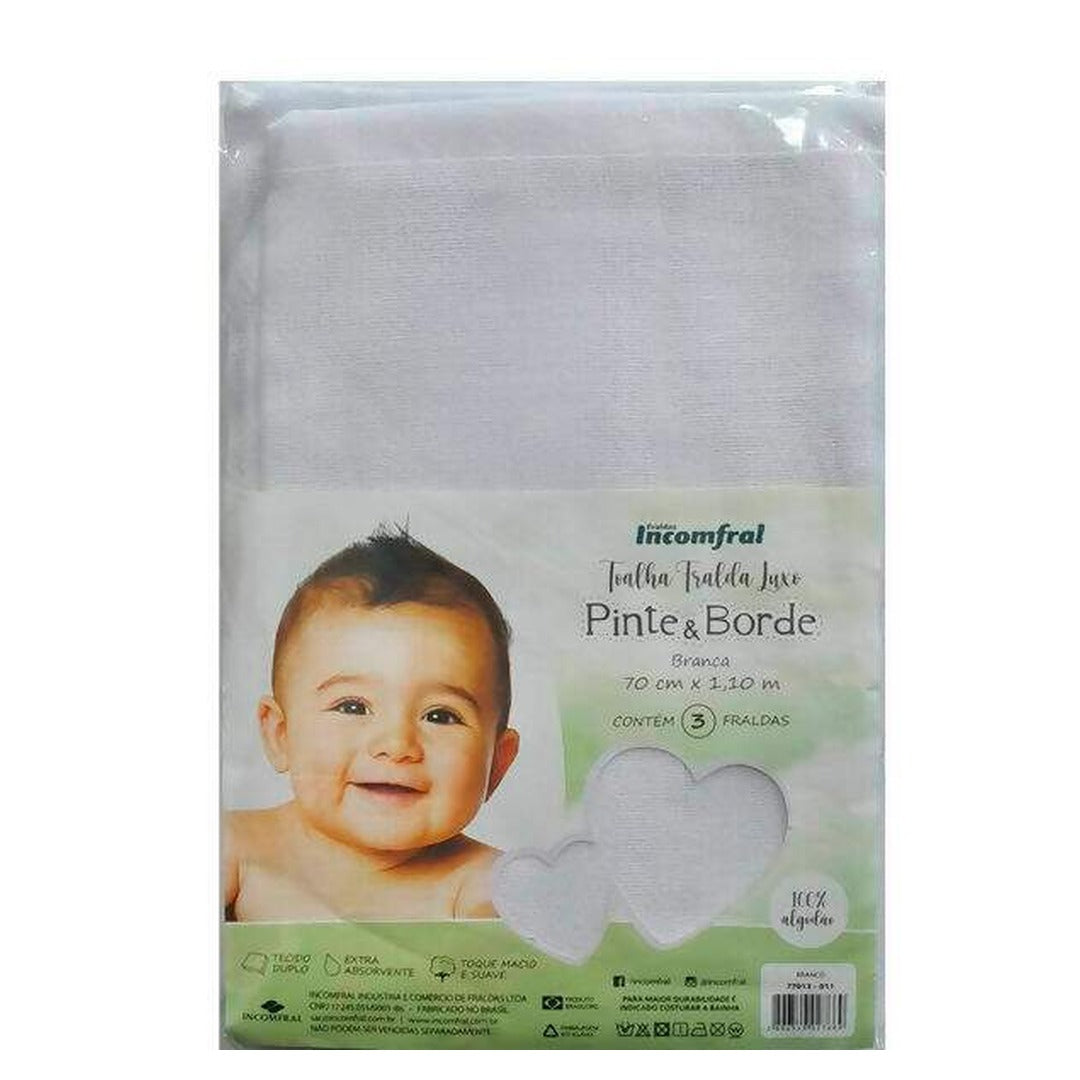 Fralda Luxo Pinte e Borde 1