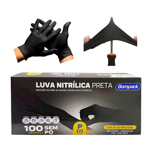 Luva Vinil C/PO Extra P 1