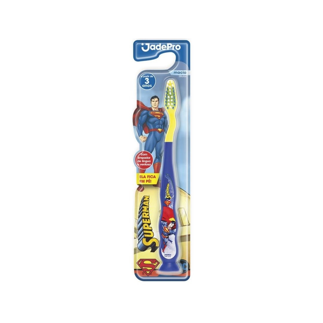 Escova Dental C/ Protetor Superman Jadefrog 1