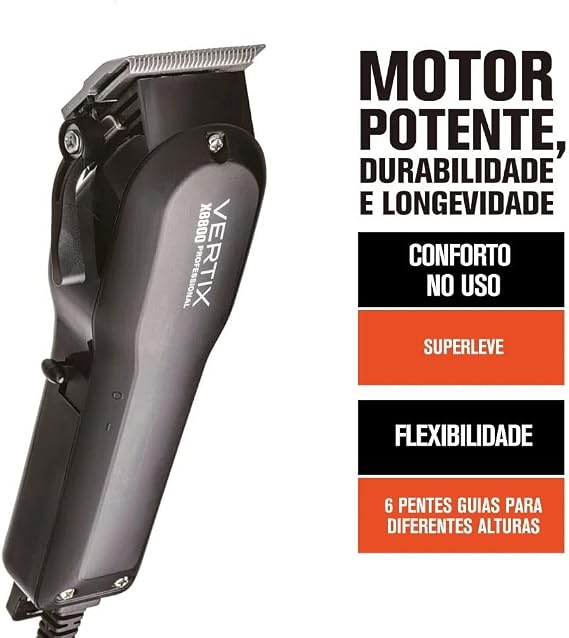 Maquina de Corte Professional Vertix X8800 com Cabo