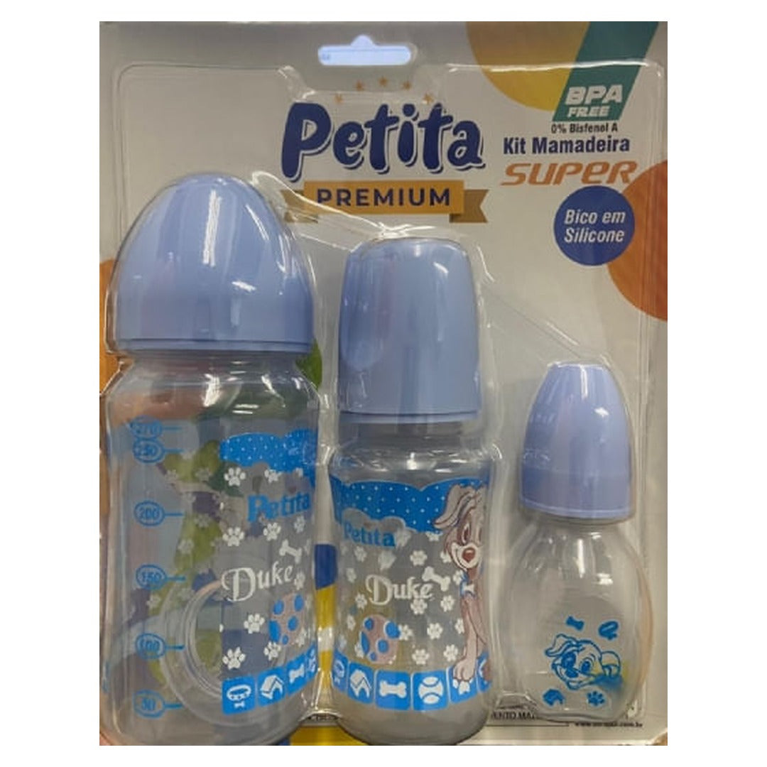 Kit Mamadeira Petita Azul 1
