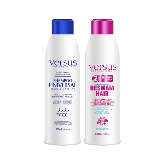 Kit Desmaia Cabelo Escova Progressiva 1