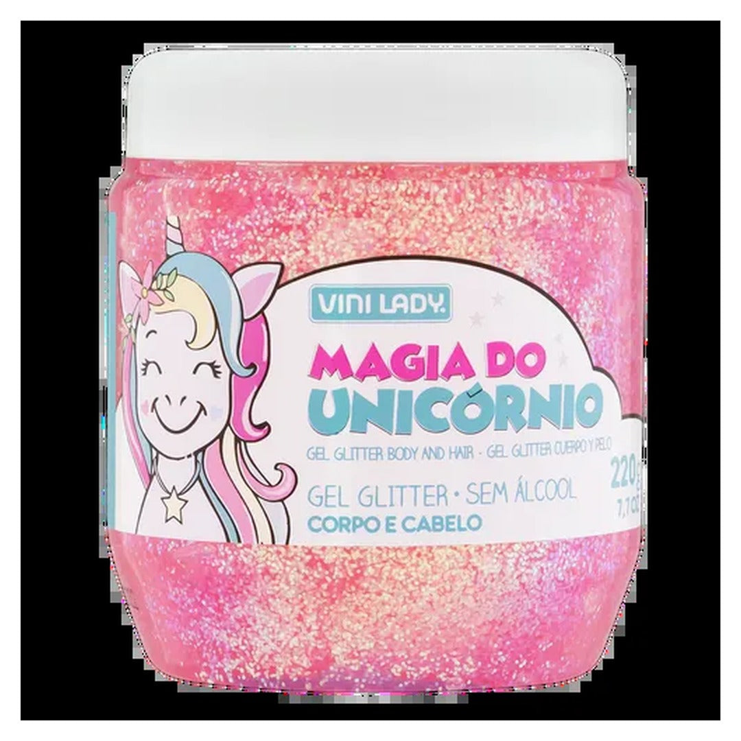 Gel Infantil Glitter Vini Lady Magia do Unicornio 1