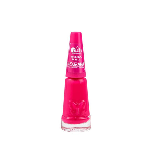 Esmalte Ludurana Solto Crem Rosa Rei 1