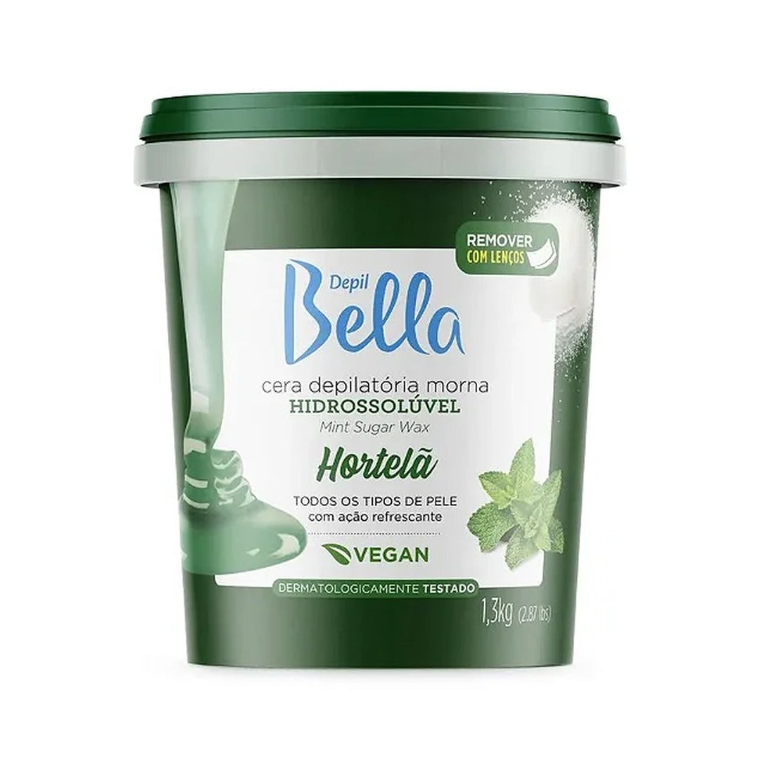 Cera Hidrossoluvel Vegan Morna Hortela 1