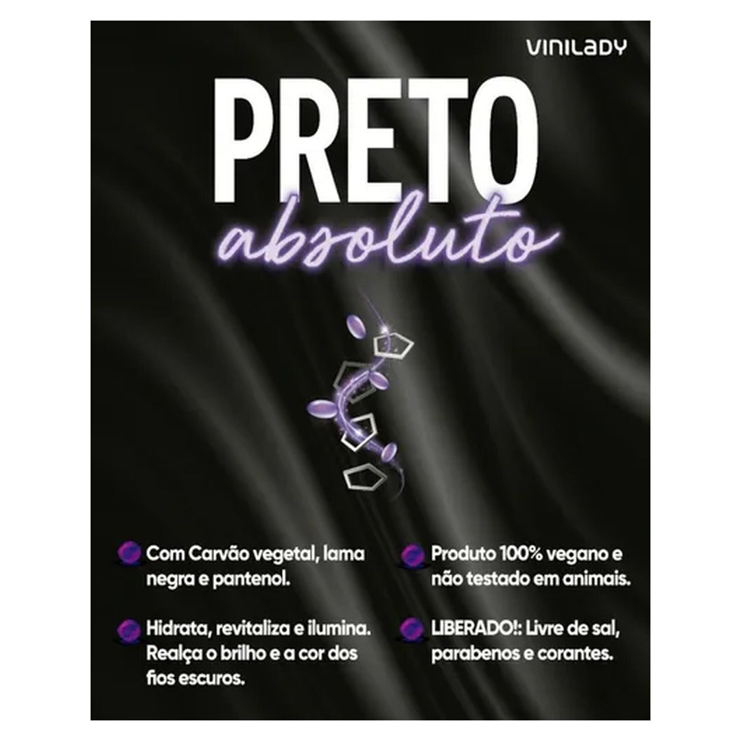 Creme para Pentear Vinilady Brilho Poderoso 1